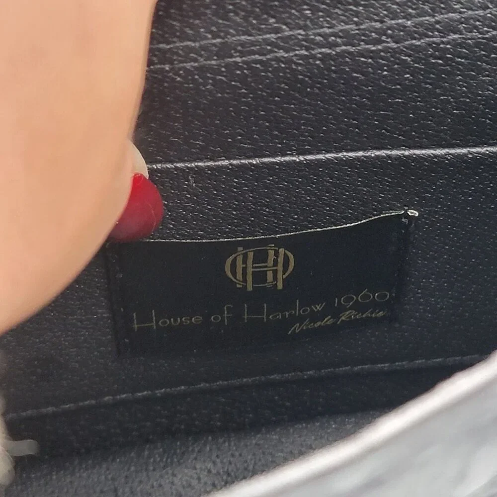 House of Harlow 1960 Leather Crossbody Bag with Snake Handle - Picture 14 of 16